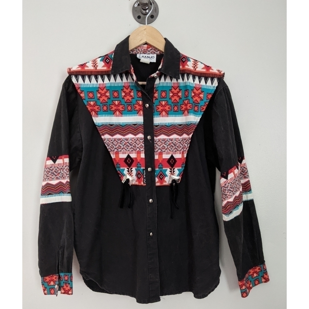 Banjo Dallas VTG Western Rodeo Southwest Shirt